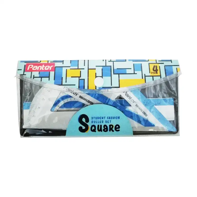 ست خط کش پنتر مدل Squre مجموعه 4 عددی