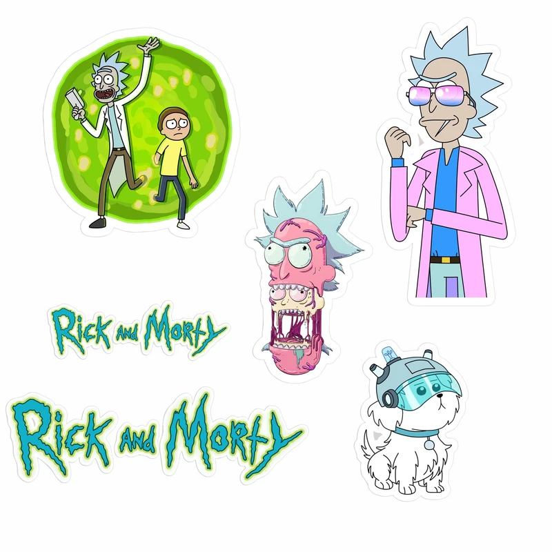  استیکر لپ تاپ کد T-KH02 مجموعه 6 عددی