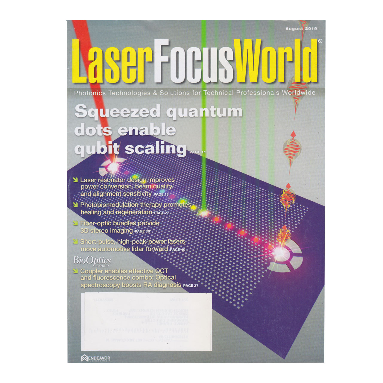 مجله Laser Focus World آگوست 2019