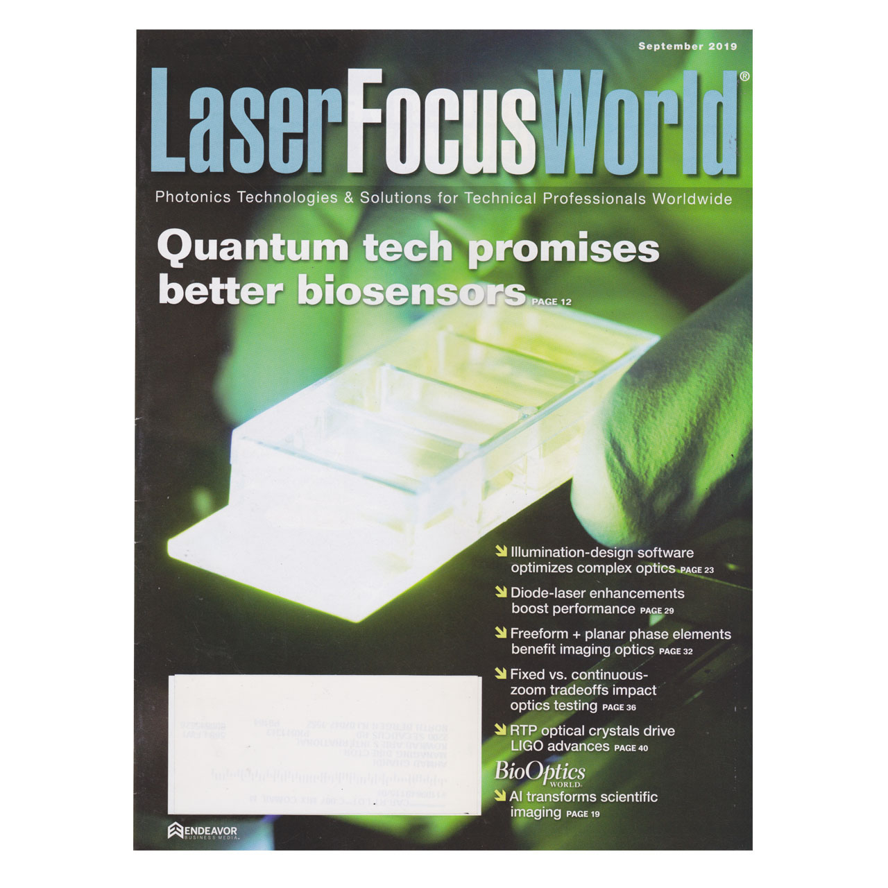 مجله Laser Focus World سپتامبر 2019
