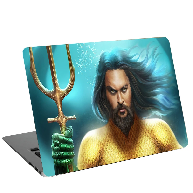استیکر لپ تاپ طرح Aquaman کد C-05 مناسب برای لپ تاپ 15.6 اینچ