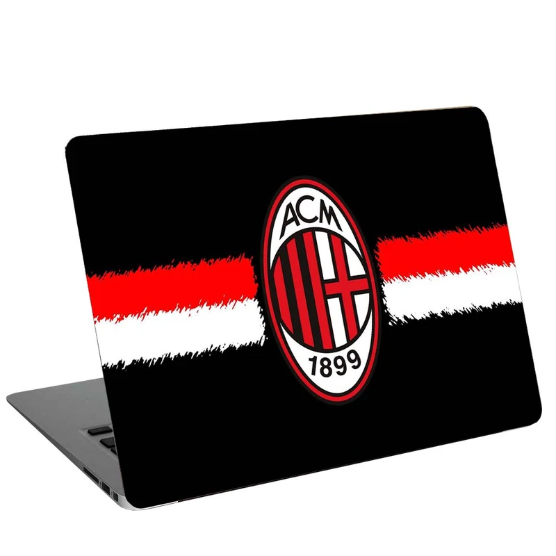 استیکر لپ تاپ طرح Ac Milan کد C-07مناسب برای لپ تاپ 15.6 اینچ