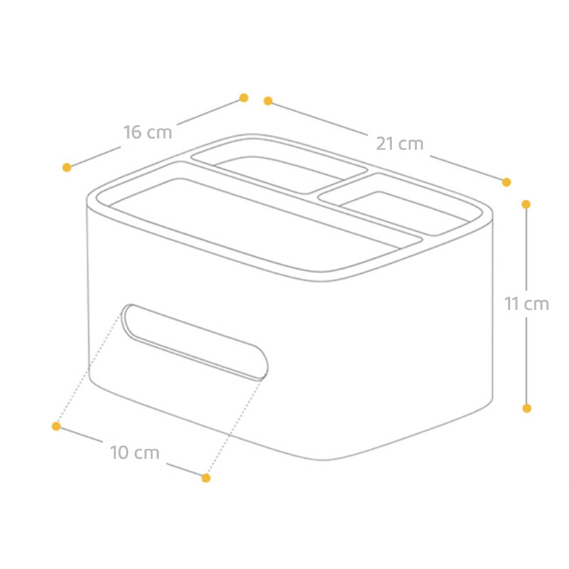 جعبه دستمال کاغذی مدل D110