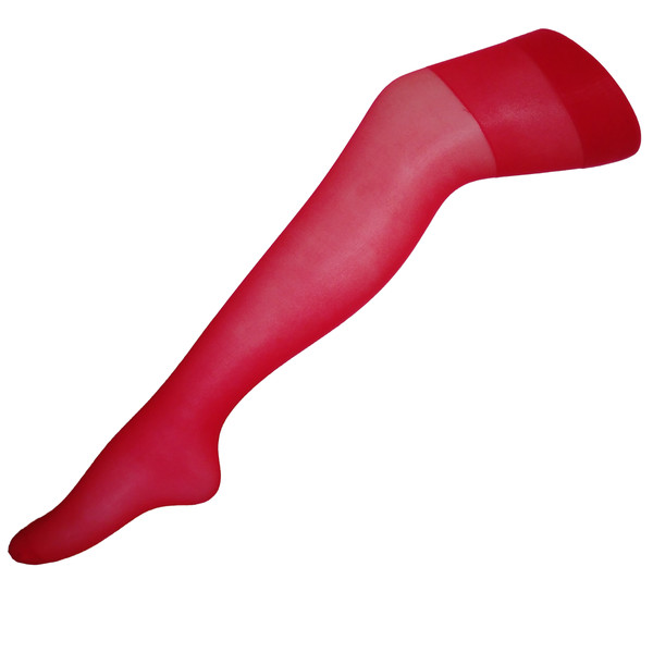 جوراب زنانه مدل 1.20 کد RYA02 رنگ قرمز