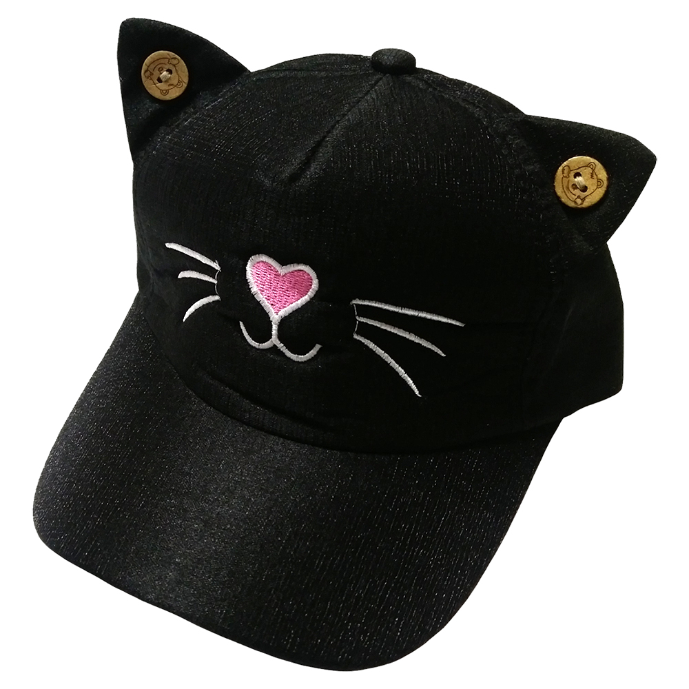 کلاه کپ نوزادی طرح گربه کد M276