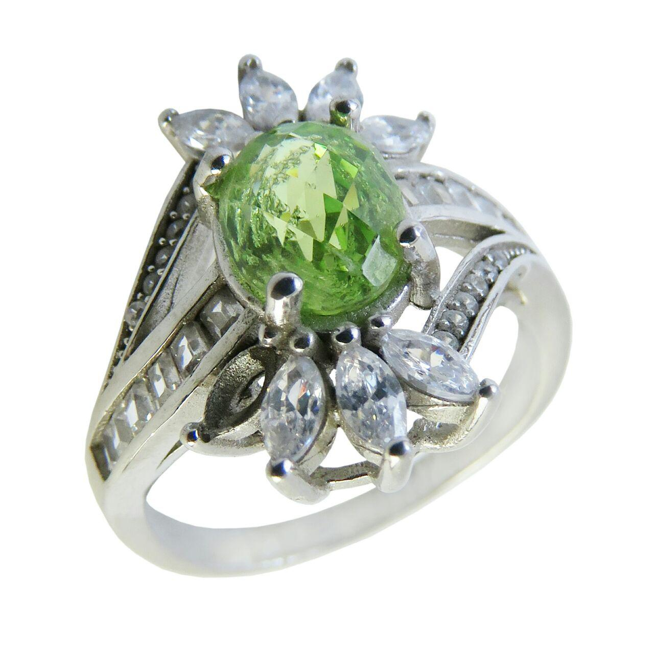 انگشتر نقره زنانه کد 2362