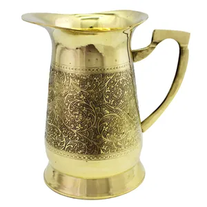 پارچ قلمزنی برنجی کد bz46