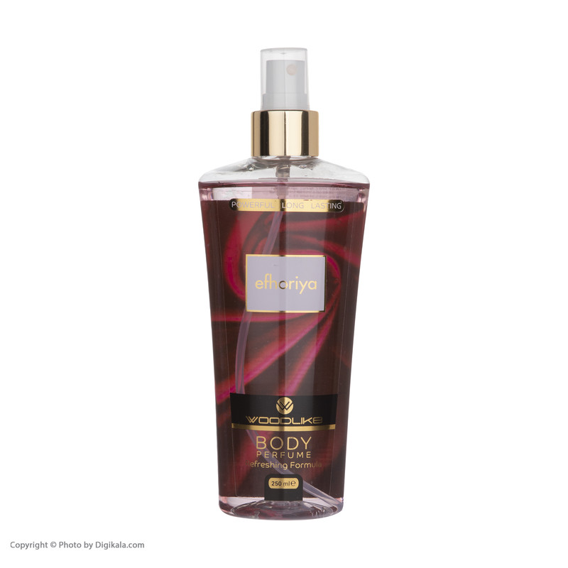 بادی اسپلش زنانه وودلایک مدل Efhoriya حجم 250 میلی لیتر