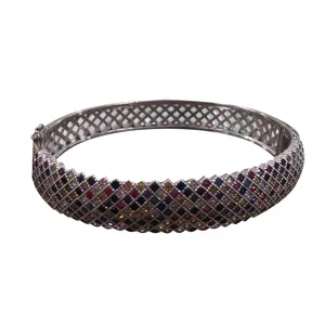 دستبند نقره زنانه مدل پرنس کد 657