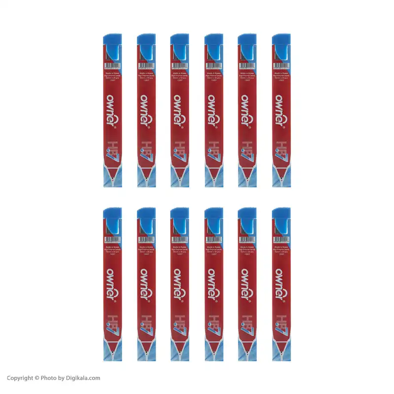 نوک مداد نوکی 0.7 میلی متری اونر کد 13307 بسته 12 عددی