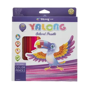 مداد رنگی 24 رنگ یالونگ مدل YL817208-1