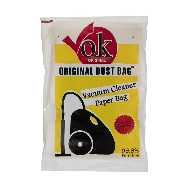 کیسه جاروبرقی مدل svc بسته 5 عددی مناسب جاروبرقی سانی و بتمن به همراه یک عدد فیلتر