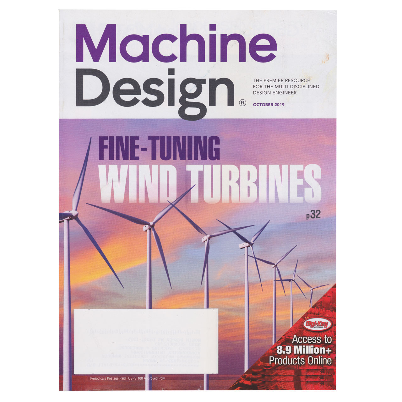 مجله Machine Design اکتبر 2019