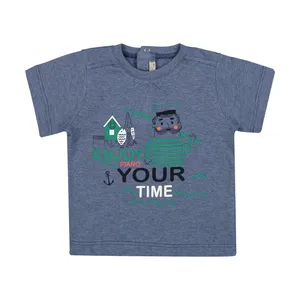 تی شرت نوزادی پسرانه پیانو مدل 5532-58