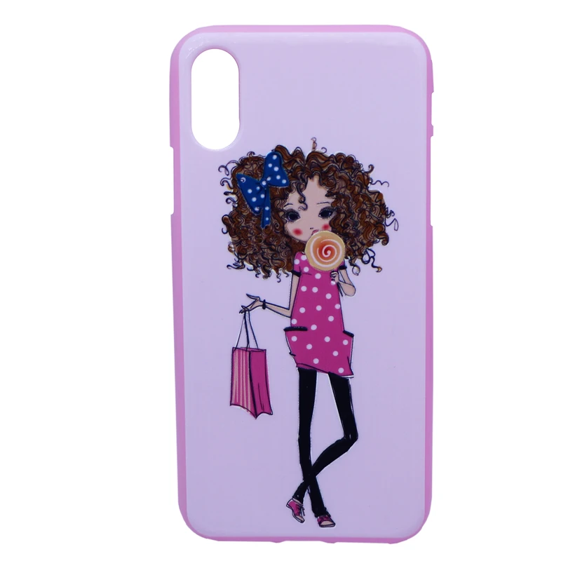 کاور طرح Curly Hair مدل NKK-01 مناسب برای گوشی موبایل اپل Iphone X /Xs