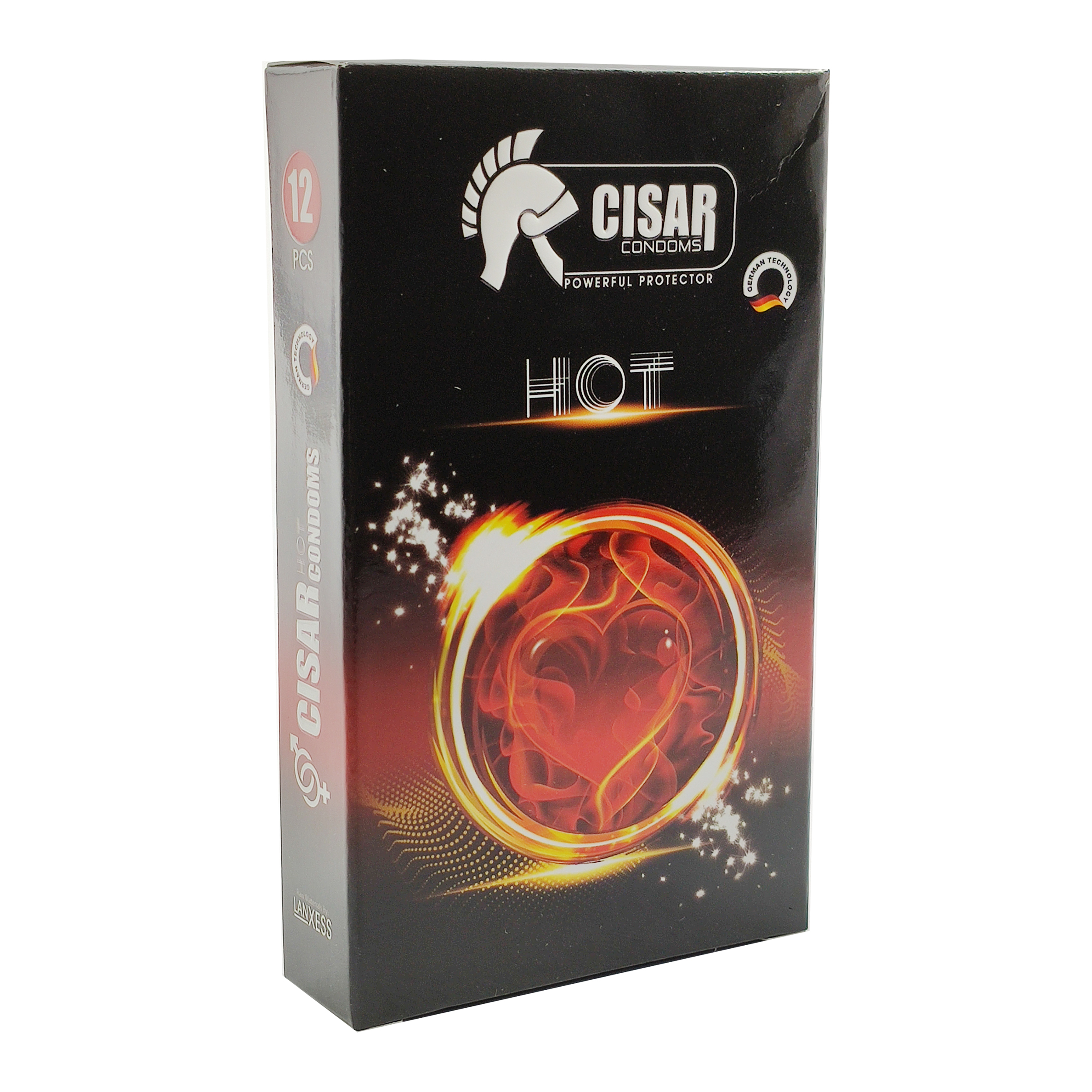 کاندوم سزار مدل HOT بسته 12عددی