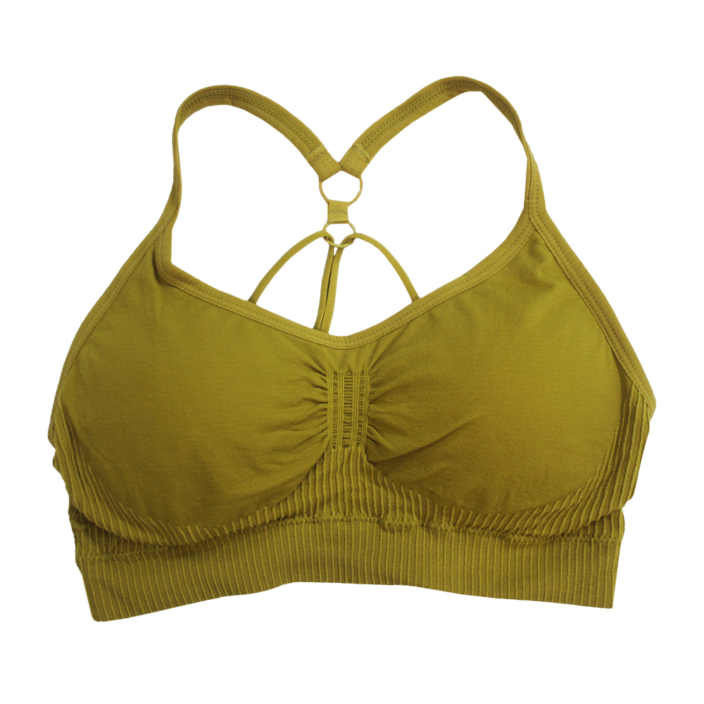 نیم تنه ورزشی زنانه کد 2050 رنگ خردلی