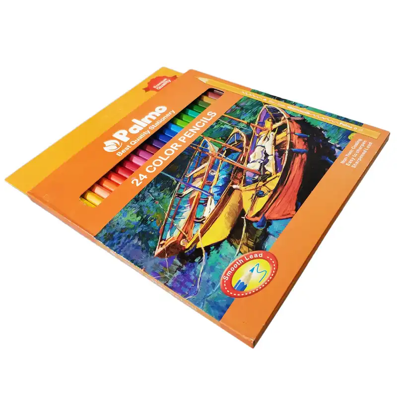 مداد رنگی 24 رنگ پالمو مدل 3205-TriBoats