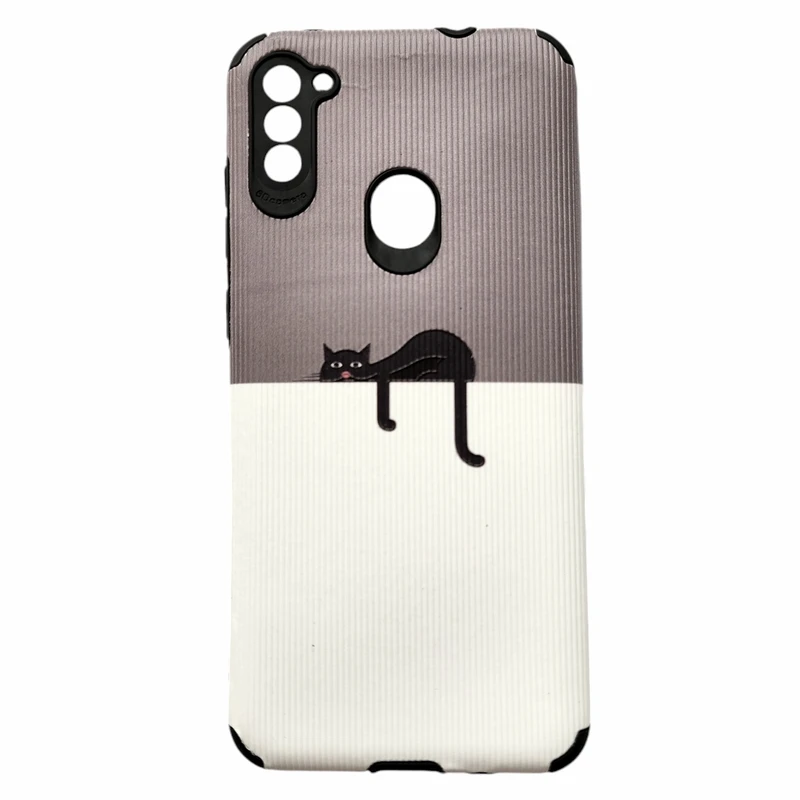 کاور مدل کبریتی طرح Cat مناسب برای گوشی موبایل سامسونگ Galaxy A11 / M11 