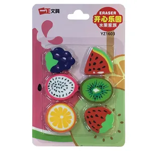 پاک کن طرح میوه کد 139785 مجموعه 6 عددی
