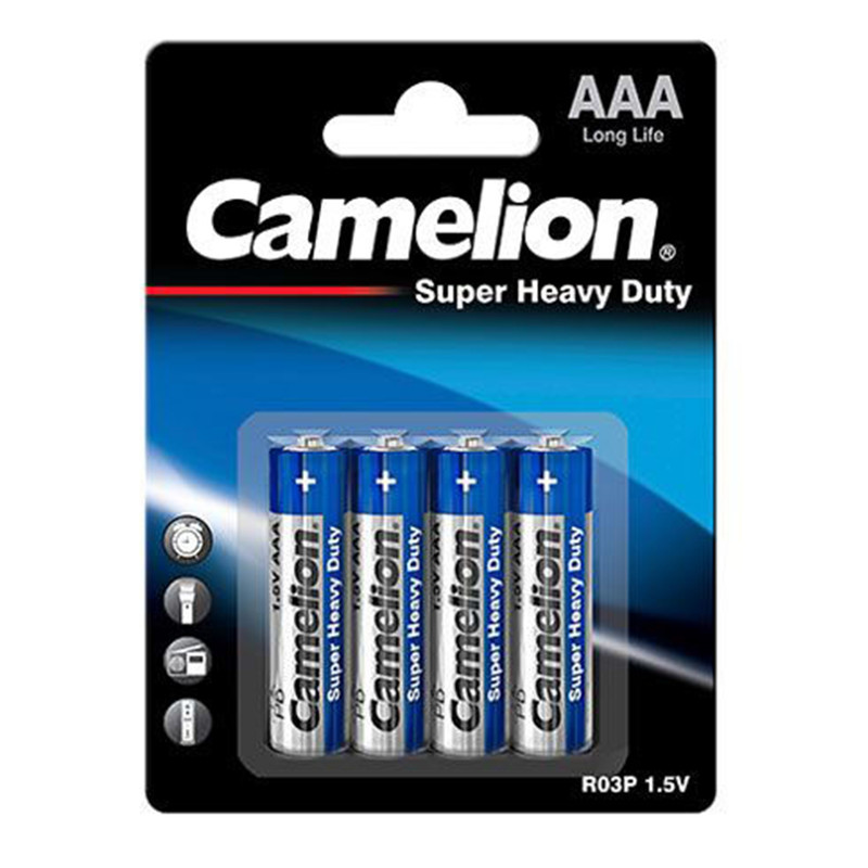 باتری نیم قلمی کملیون مدل Super Heavy Duty بسته 48 عددی