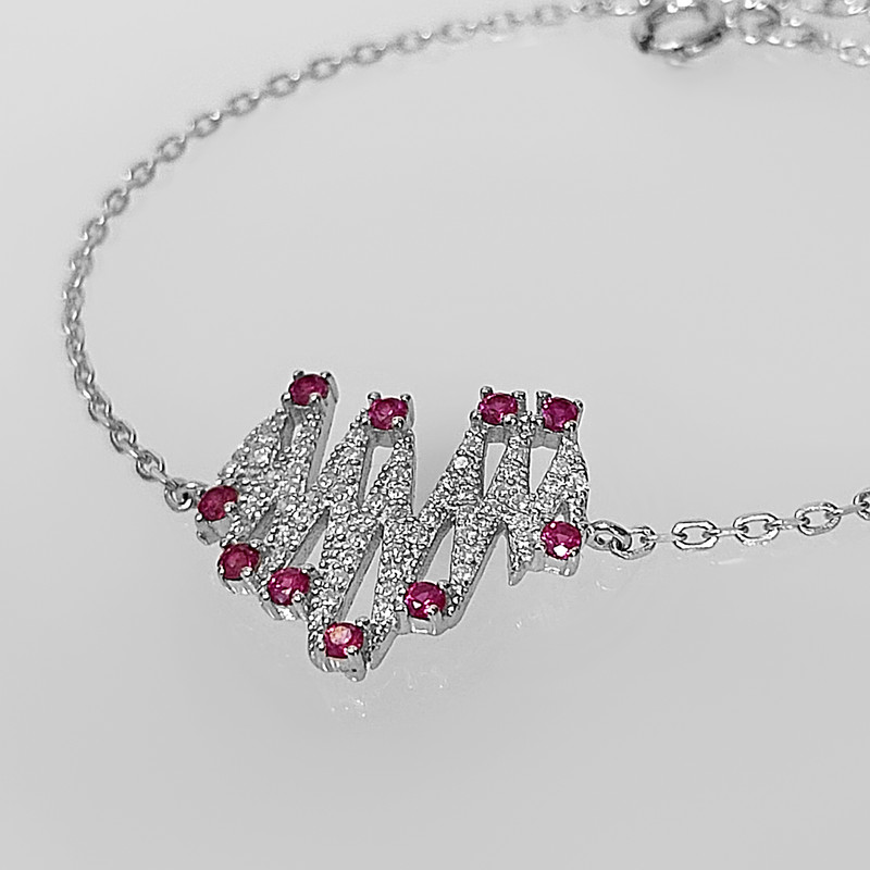 دستبند نقره زنانه اقلیمه کد DN429