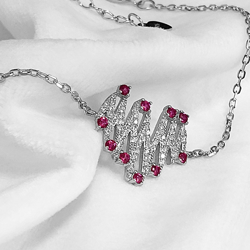 دستبند نقره زنانه اقلیمه کد DN429