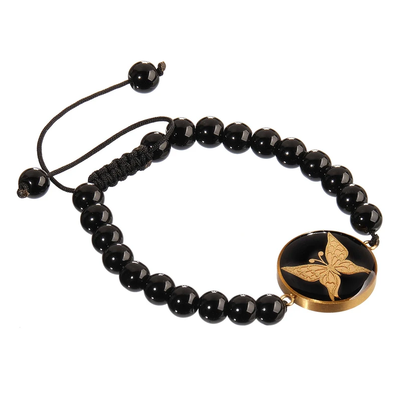 دستبند زنانه دانژه طرح پروانه کد ZDNG04G6013