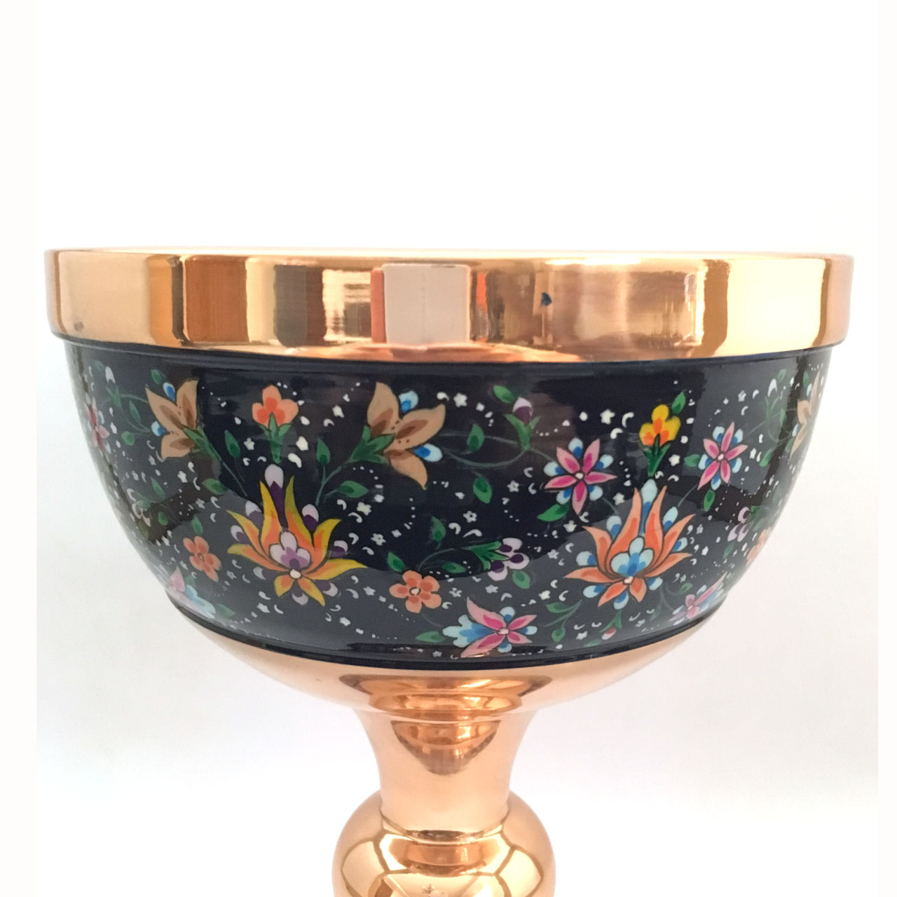 سنگاب میناکاری مسی شیرازی طرح پرداز کد 06