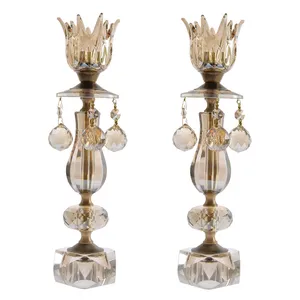 شمعدان مدل بنفشه 23 بسته 2 عددی