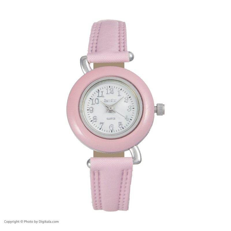 ساعت مچی عقربه ای دخترانه زندیور کد 218 مجموعه 2 عددی
