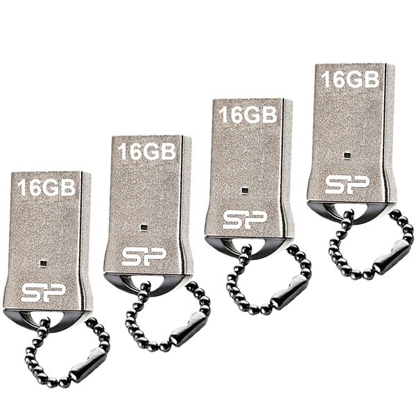 فلش مموری سیلیکون پاور مدل Touch T01 ظرفیت 16 گیگابایت بسته 4 عددی فلش مموری سیلیکون پاور مدل Touch T01 ظرفیت 16 گیگابایت بسته 4 عددی