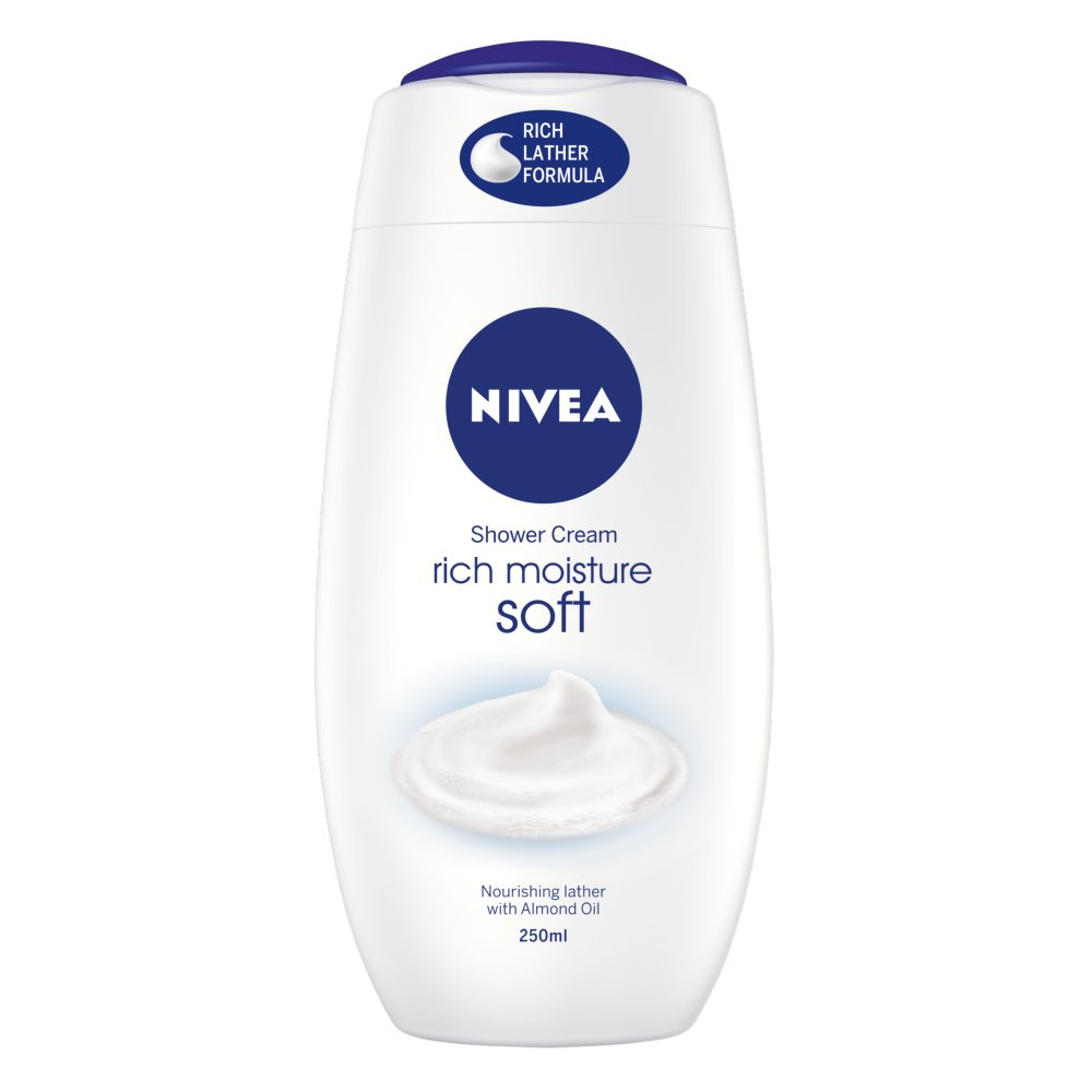 شامپو بدن نیوآ مدل Rich Moisture Soft حجم 250 میلی لیتر
