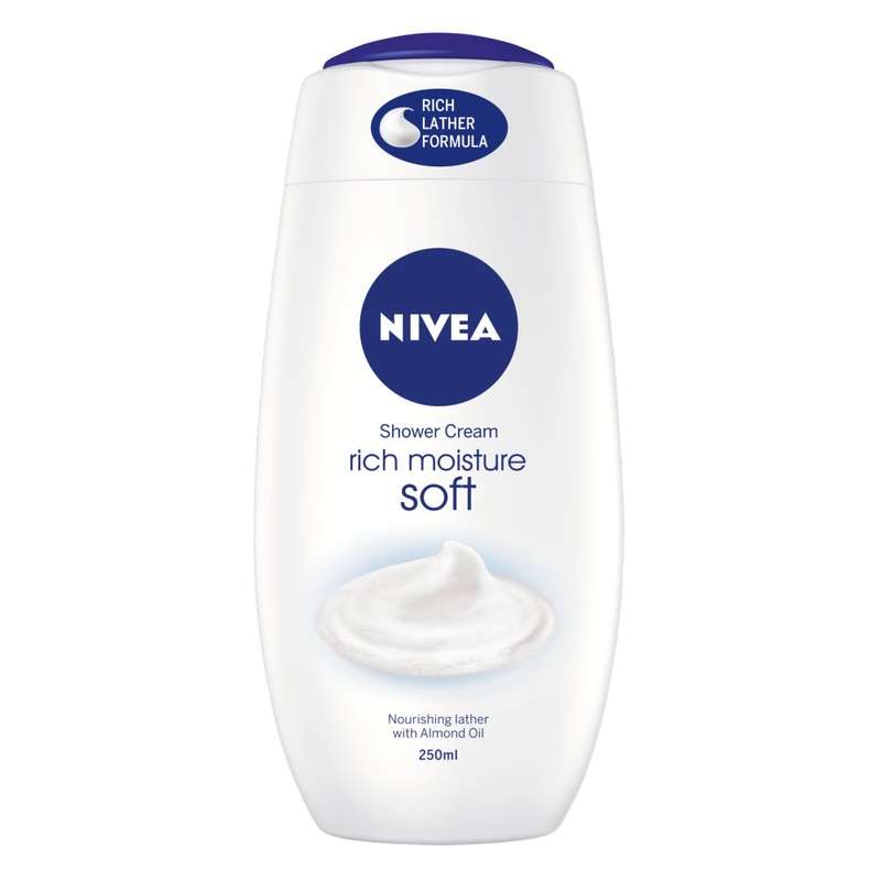 شامپو بدن نیوآ مدل Rich Moisture Soft حجم 250 میلی لیتر