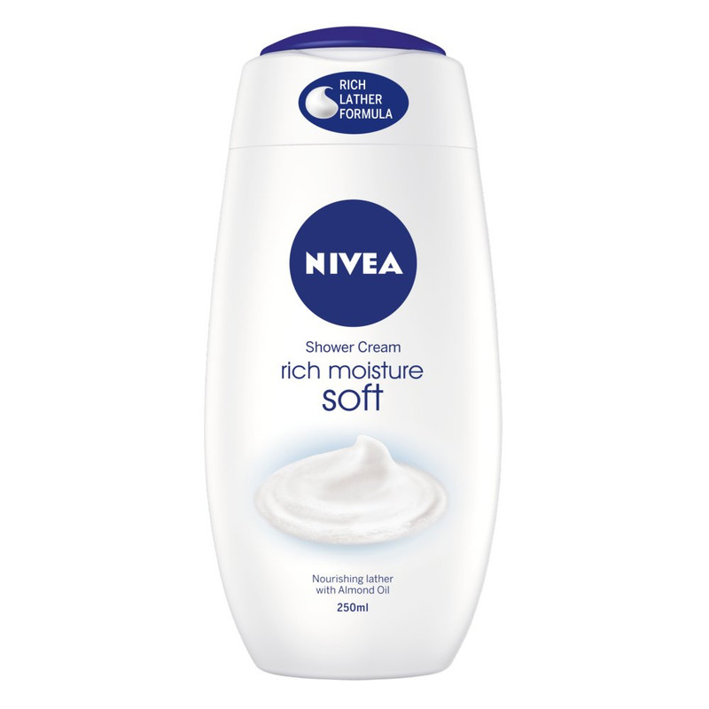 شامپو بدن نیوآ مدل Rich Moisture Soft حجم 250 میلی لیتر