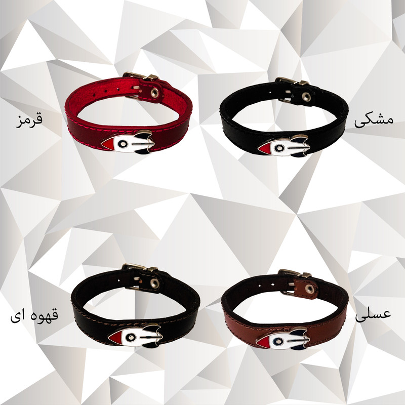 دستبند چرم وارک مدل مانلی کد rb166