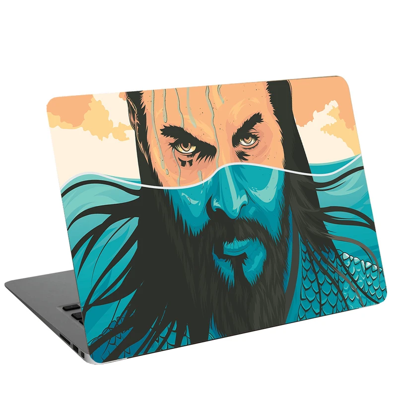 استیکر لپ تاپ طرح Aquaman کد C-13مناسب برای لپ تاپ 15.6 اینچ