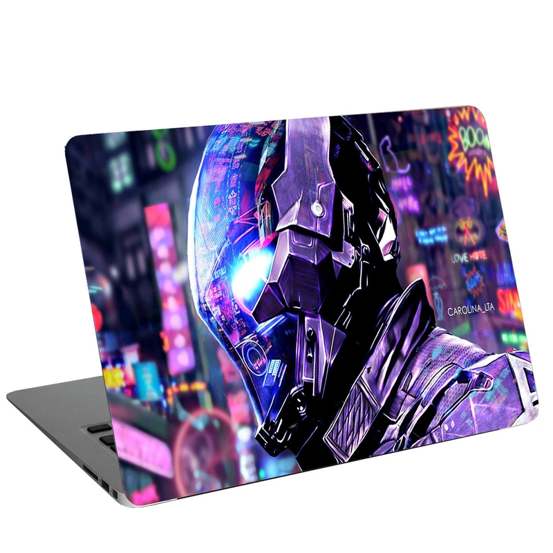 استیکر لپ تاپ طرح Black Panther کد C-34 مناسب برای لپ تاپ 15.6 اینچ