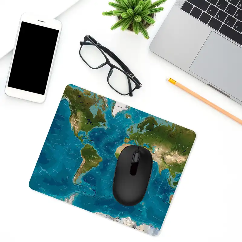 ماوس پد طرح نقشه جهان مدل MP1755