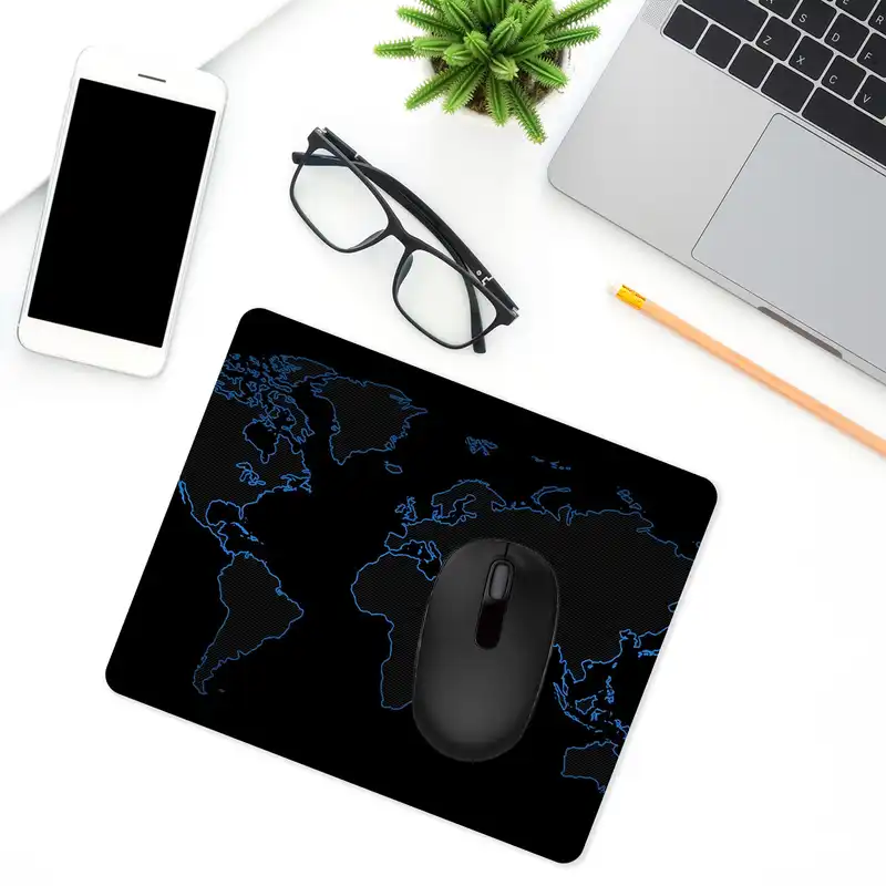 ماوس پد طرح نقشه جهان مدل MP1780