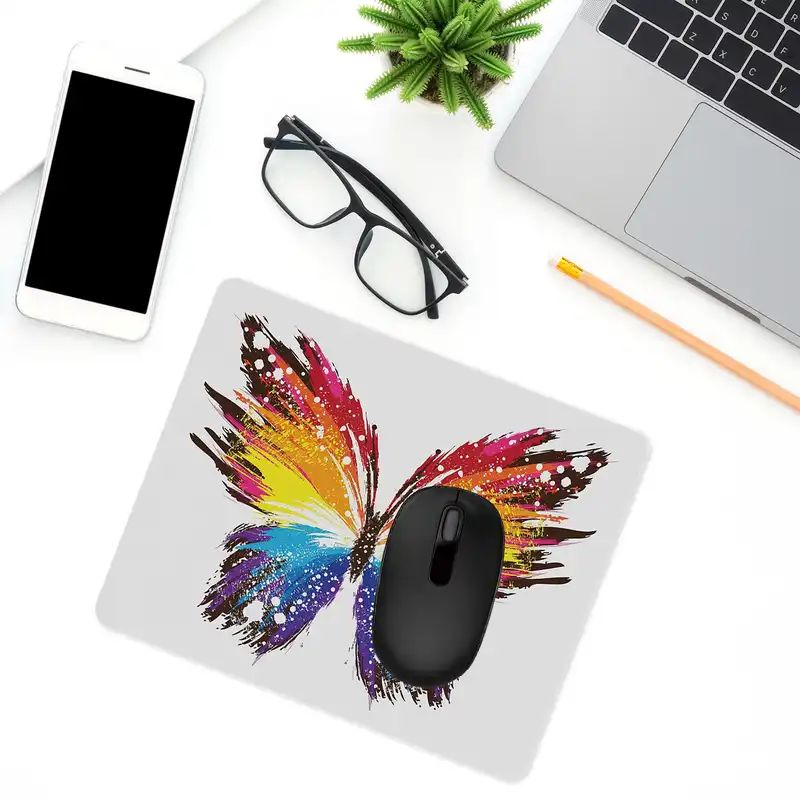 ماوس پد طرح نقاشی پروانه مدل MP1783
