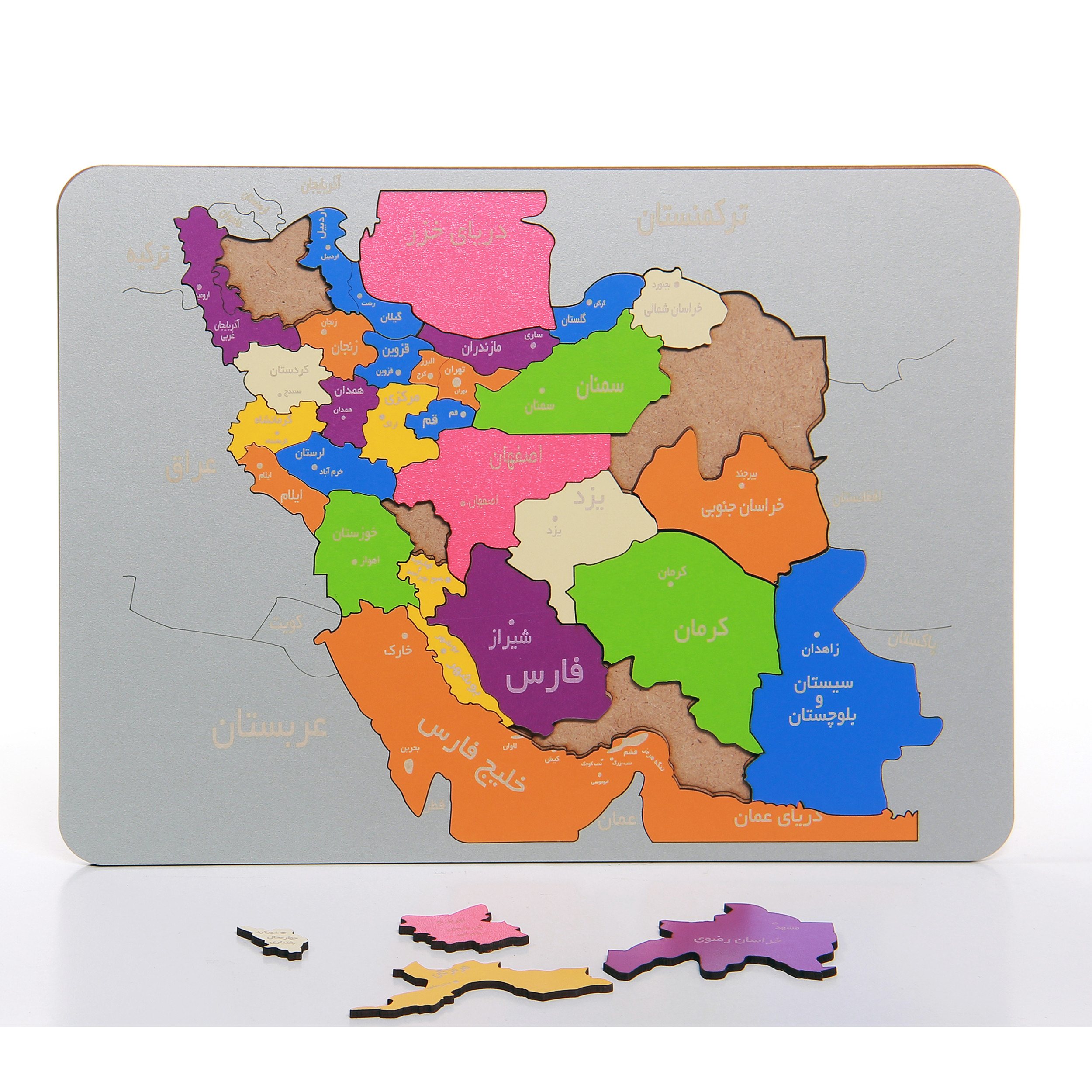 پازل 35 تکه مدل نقشه ایران کد MO51