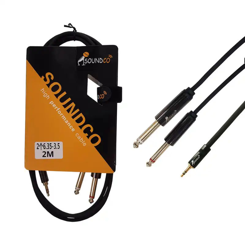 کابل استریو TRS به Mini TRS سوندکو مدل 63535 طول 2 متر