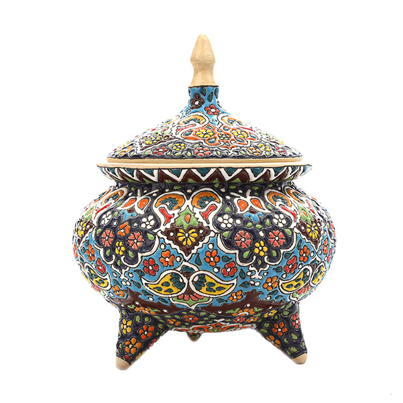 شکلات خوری میناکاری سفالی کد MI-005