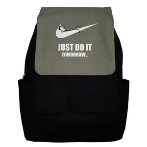 کوله پشتی دخترانه طرح Just Do It Tomorrow مدل G11