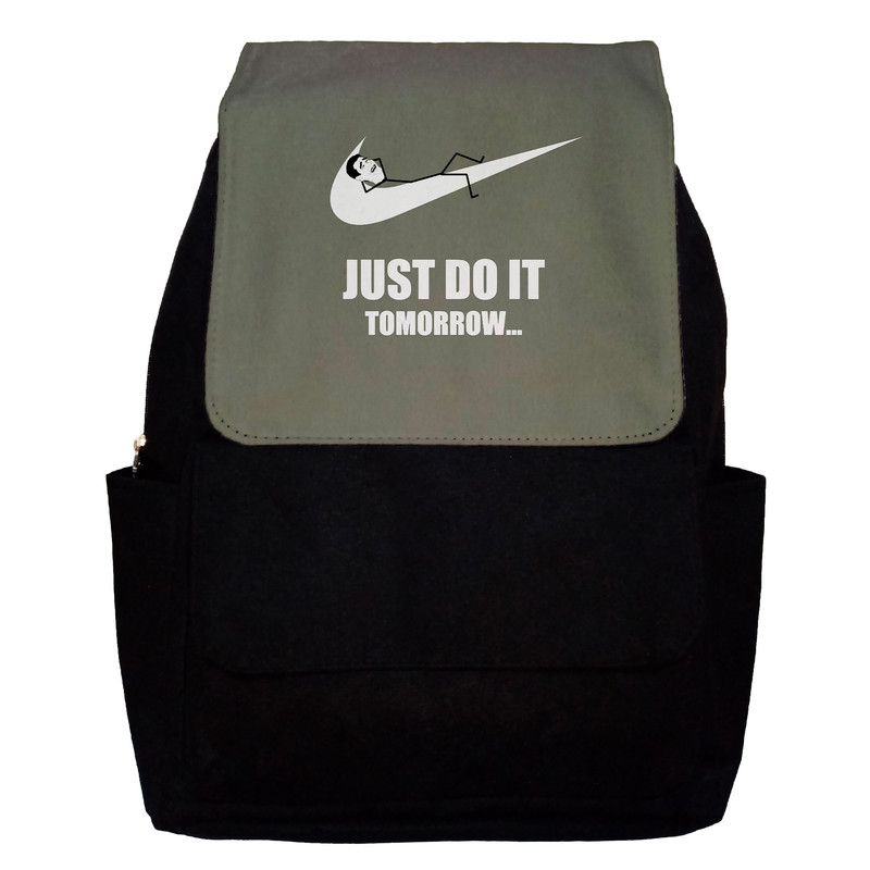 کوله پشتی دخترانه طرح Just Do It Tomorrow مدل G11
