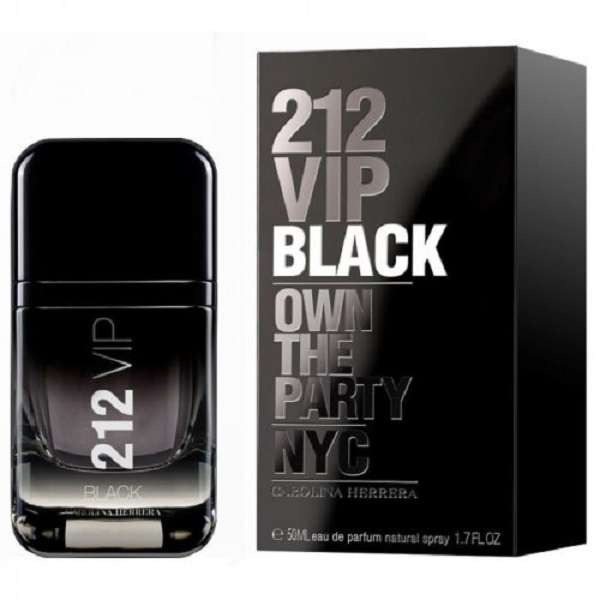 ادو پرفیوم مردانه کارولینا هررا مدل 212VIP Black حجم 50 میلی لیتر