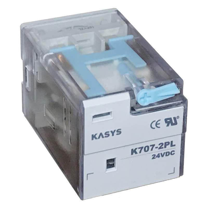 رله ۸ پایه کاکن مدل K707-2PL-24VDC بسته ۱۰ عددی