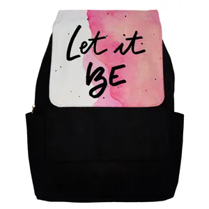 کوله پشتی دخترانه طرح Let It Be مدل G11