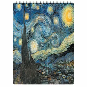 دفتر نقاشی 70 برگ لنکامر مدل شب پر ستاره کد A5-048